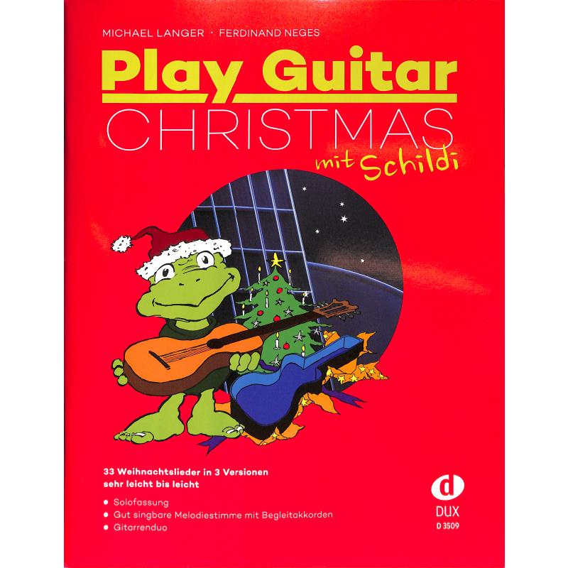 Logo:Play Guitar Christmas - mit Schildi